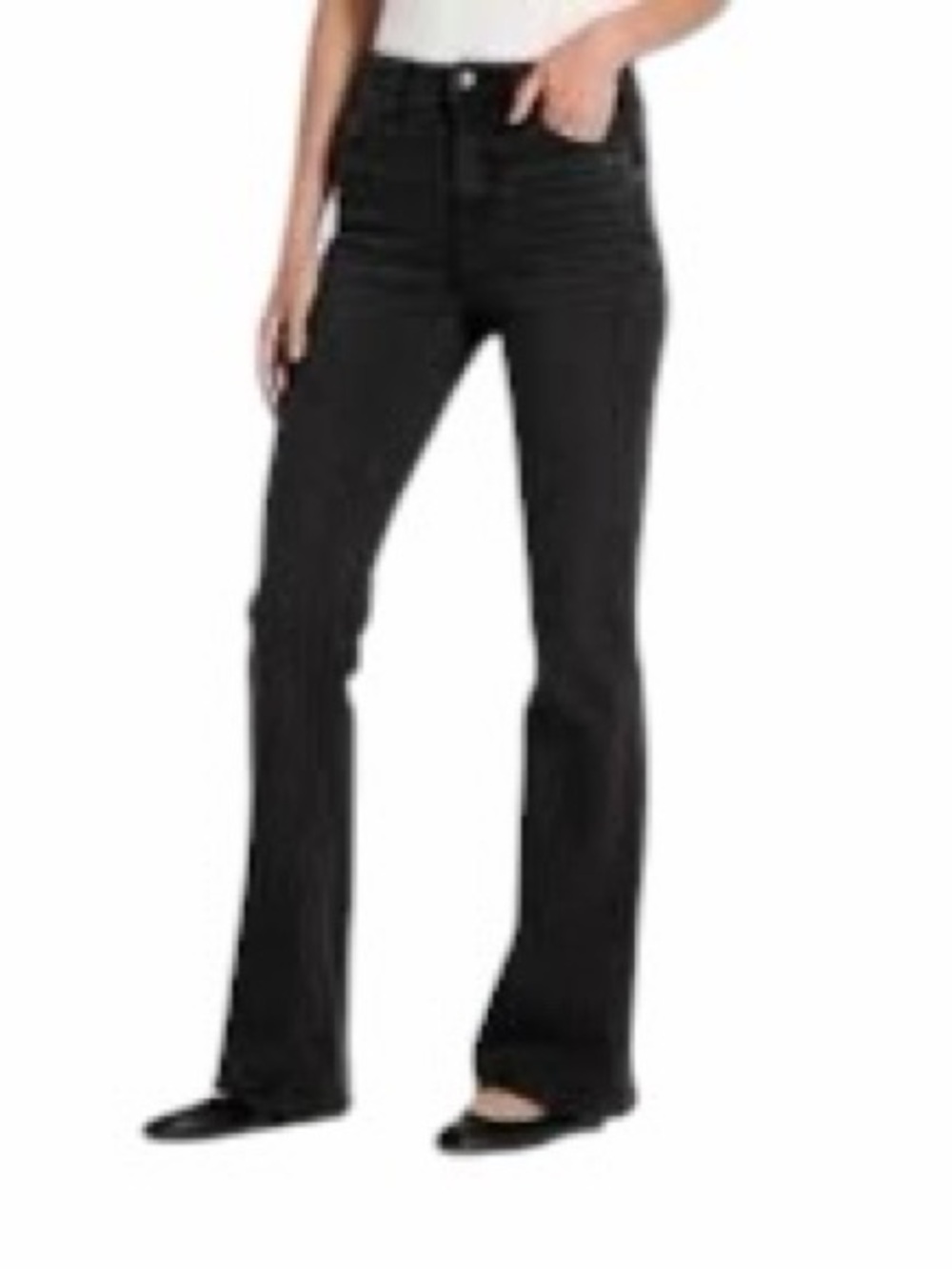 Universal Thread•Black High Rise Flare Jeans Long Inseam